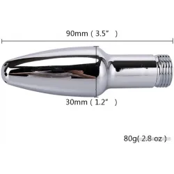 CleanHole Embout de Douche Enema Alu 9 x 3cm